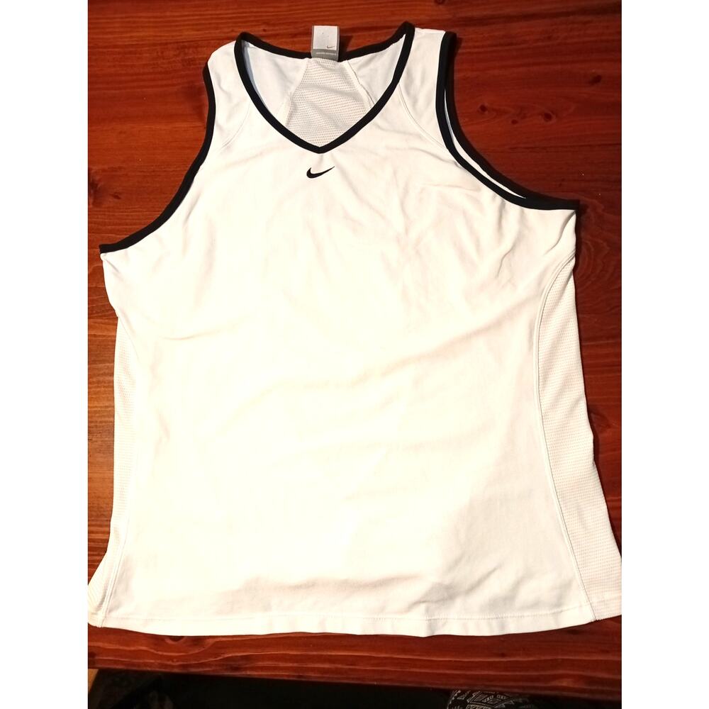 XXL XL Nike DNA women's Dri-FIT Basketball Jersey in white and black